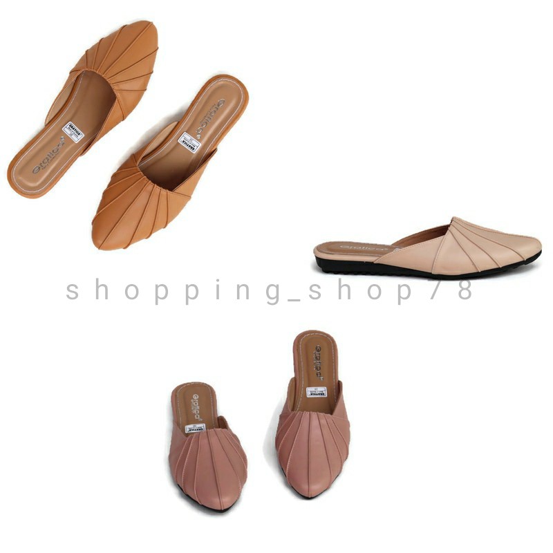 Sepatu Sendal Wanita Flat Lancip Gratica KH 48