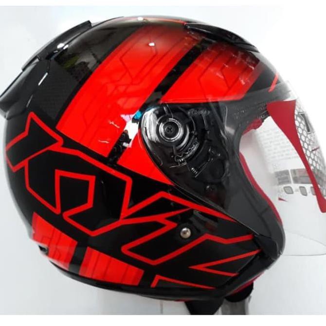 Helm Kyt Dj Maru Motif Motor Gp