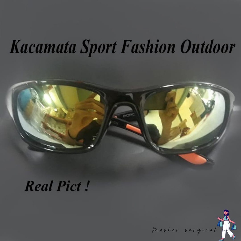 Kacamata hitam anti silau / kacamata fashion trendy / kacamata sport anti silau / kacamata wanita pr