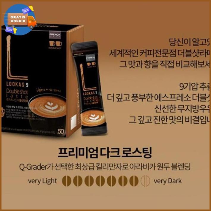 

✅Baru LOOKAS 9 SIGNATURE DOUBLE SLOT LATTE/LOOKAS9 coffee/kopi/coffee/kopi KOREA ⭐⭐⭐⭐⭐