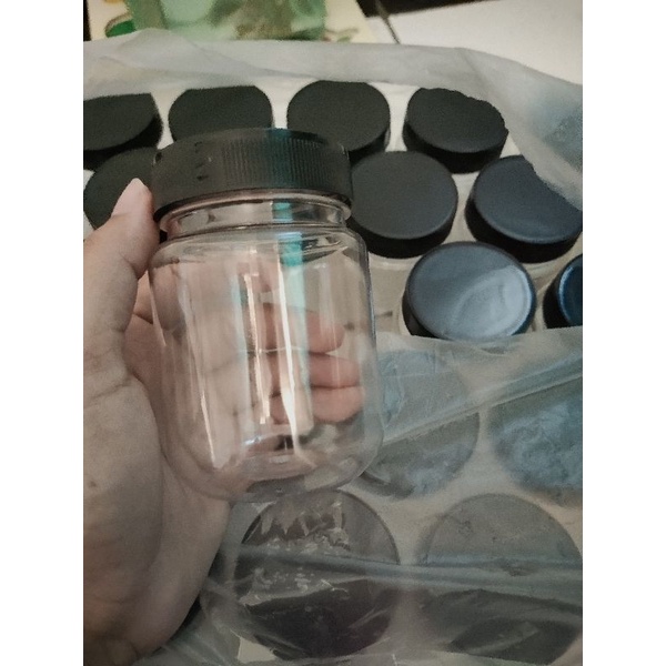 

Toples plastik bumbu bentuk bulat 200ml