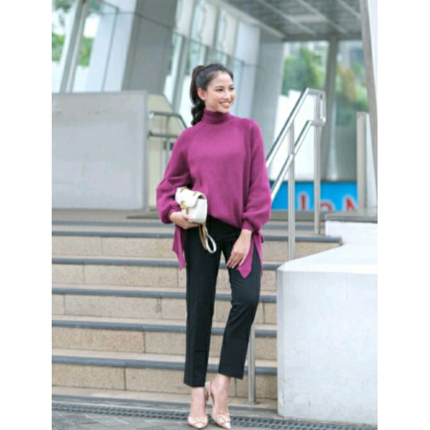 Zara Sweater Gonegani / Gonegani Zara Sweater / Gonegani sweater / Sweater biru elektrik / Zara Swea