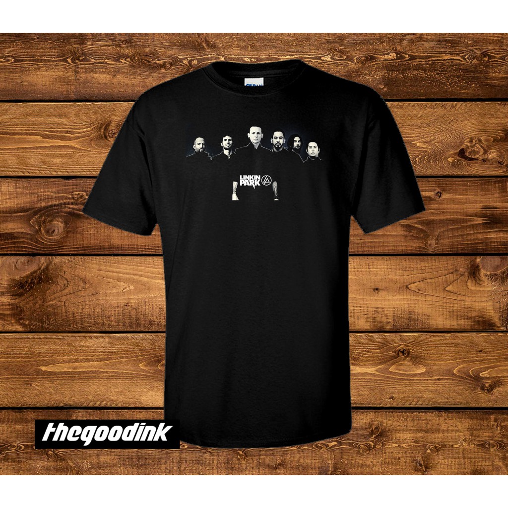 Kaos Linkin Park - Band Photo 2 - Original Gildan T-shirt DTG Print