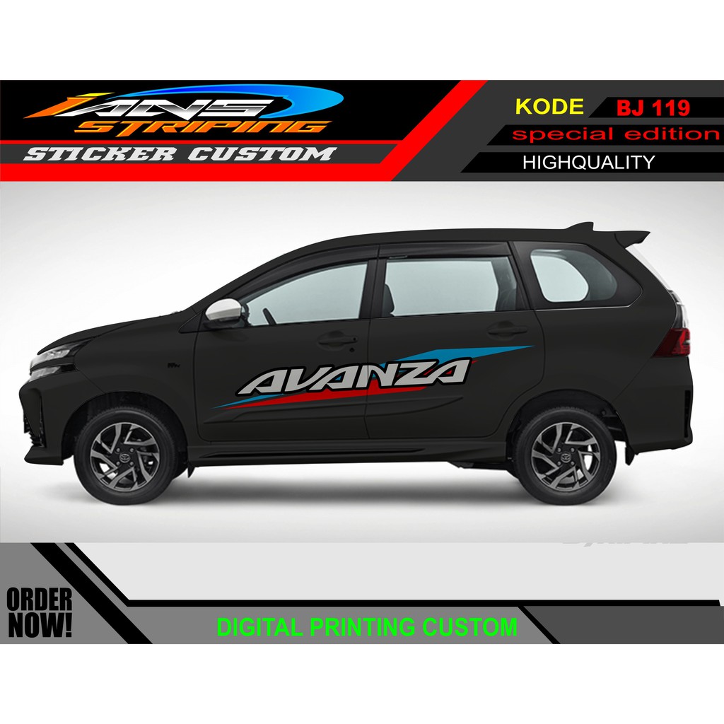 STICKER MOBIL AVANZA XENIA / PROMO STIKER MOBIL AGYA AYLA / STICKER HONDA JAZZ / STICKER DECAL MOBIL