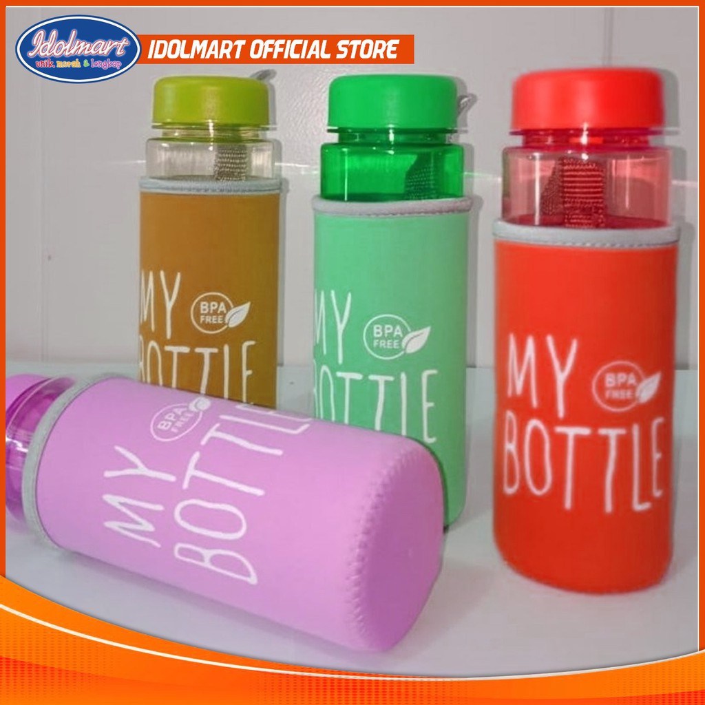 IDOLMART My Bottle warna Botol Minum 450Ml Surabaya