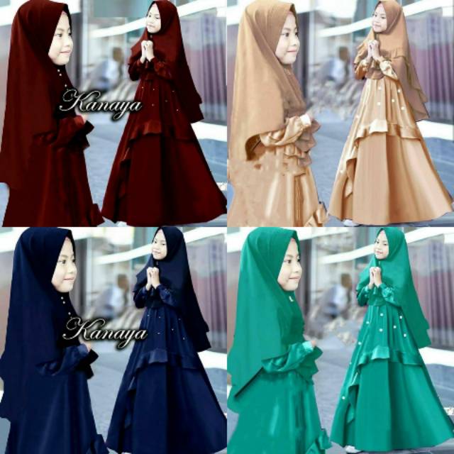 GAMIS SYARI KANAYA KIDS TERBARU//TERMURAH