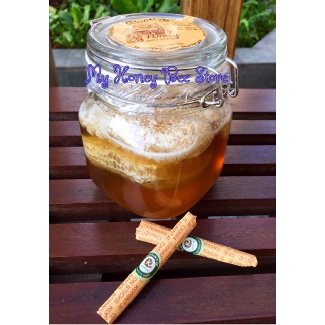 

Java Honey Raw Honeycomb - Madu Mentah Sarang 680ml