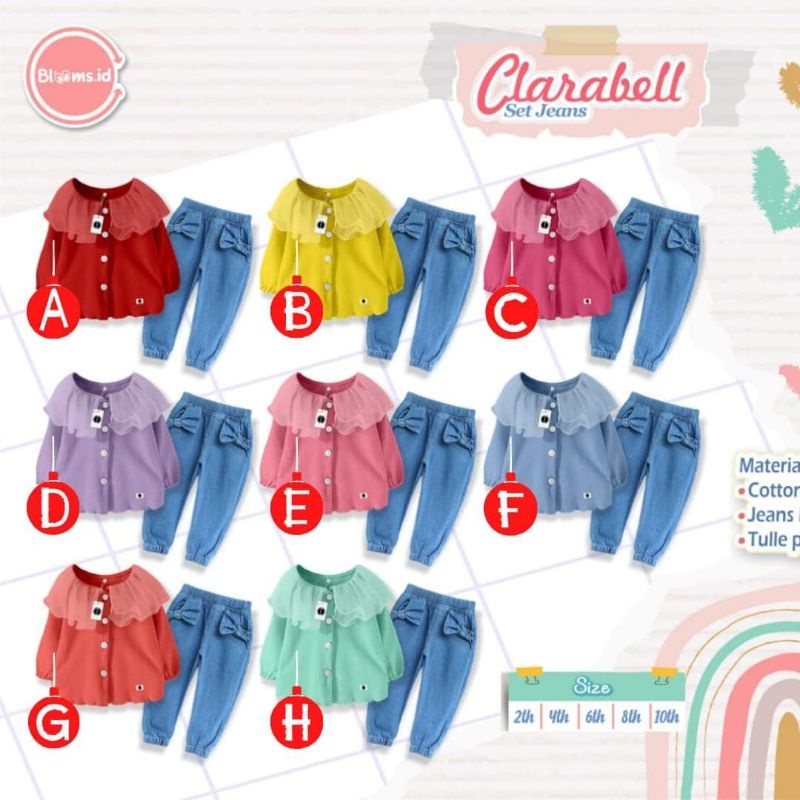 Baju Anak Clarabel Blooms