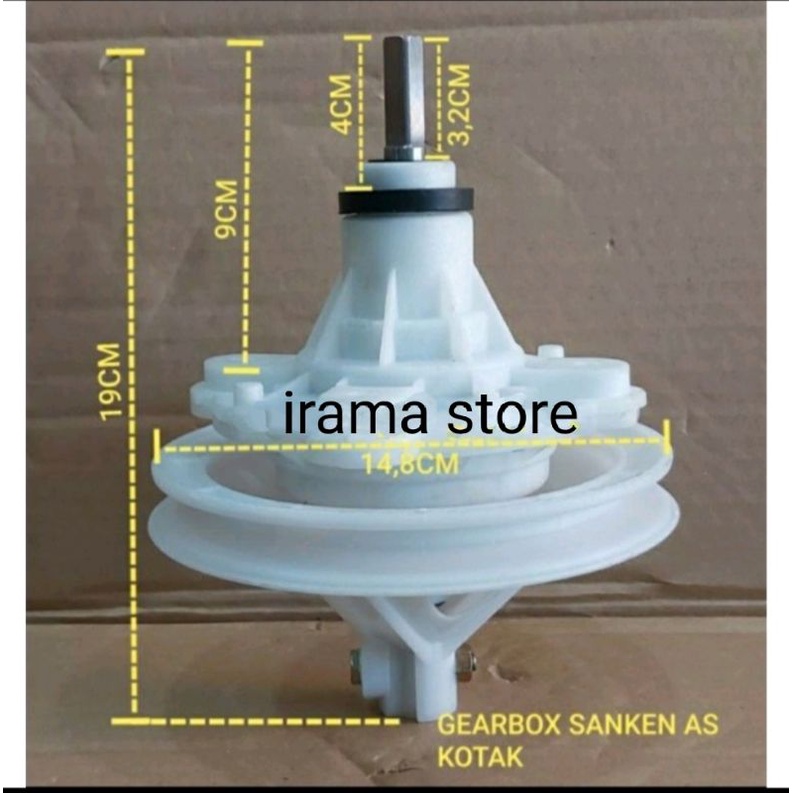 GEARBOX MESIN CUCI SANKEN AS KOTAK/ GIRBOX SANKEN