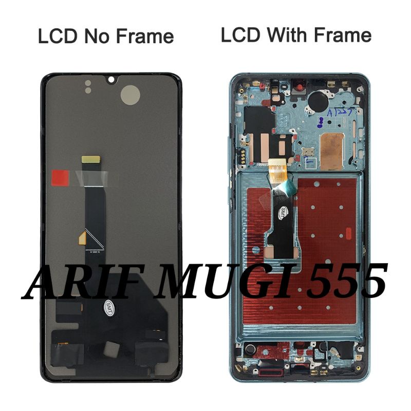 Lcd Touchscreen Fullset Frame Tulang Lcd Blue Huawei P30 Pro Fingerprint Fungsi Oled Original