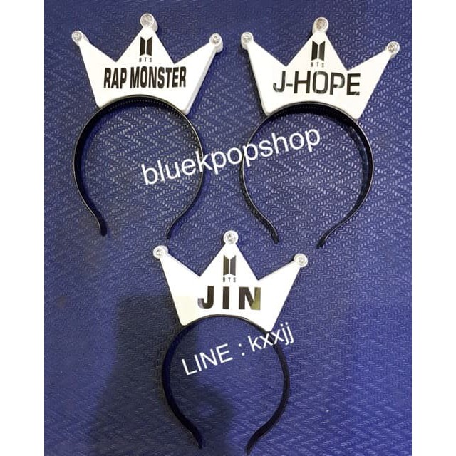 Bando Headband Led Kpop Bangtan Boys Bts Member Logo Baru Shopee Indonesia