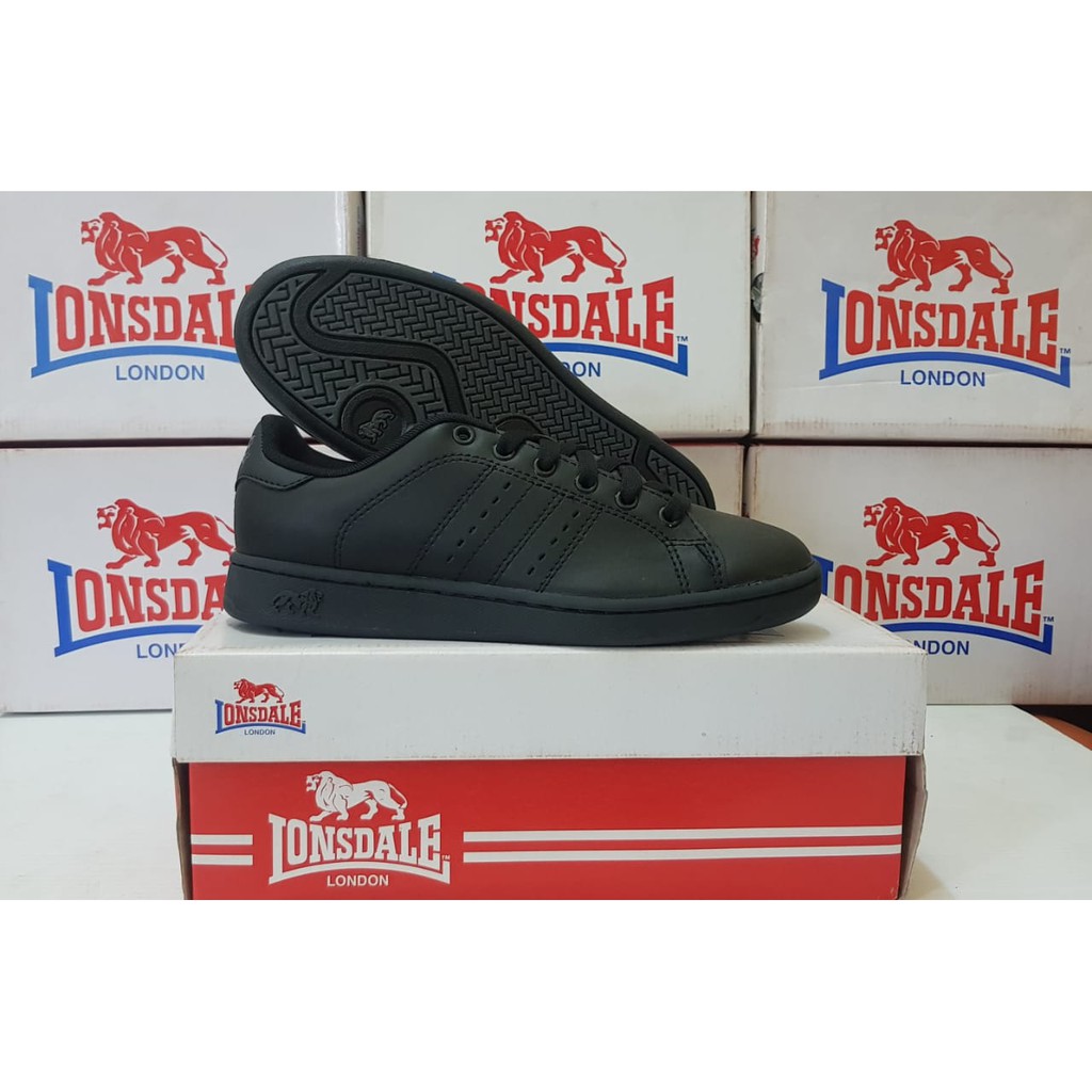 Lonsdale leyton lace all black