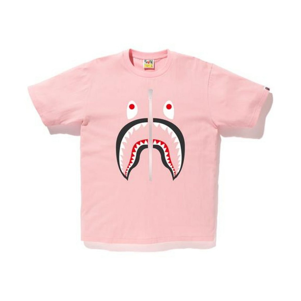 JCLOTHES Pakaian Wanita / Kaos Branded Bape Shark - Pink