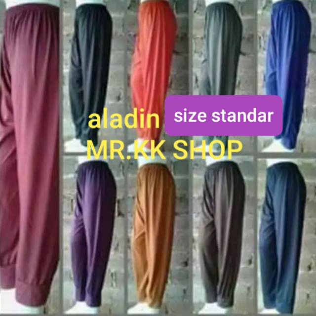 Celana aladin SIZE STANDAR dan JUMBO termurah promo