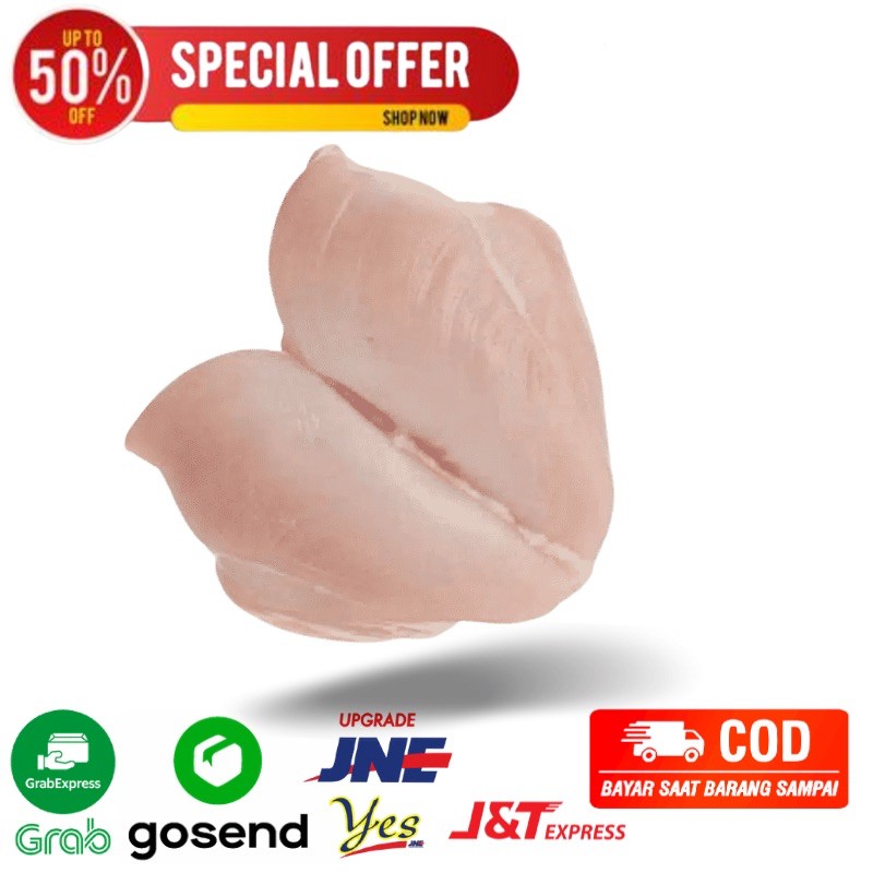 

ayam fillet dada 500 gr daging segar bandung