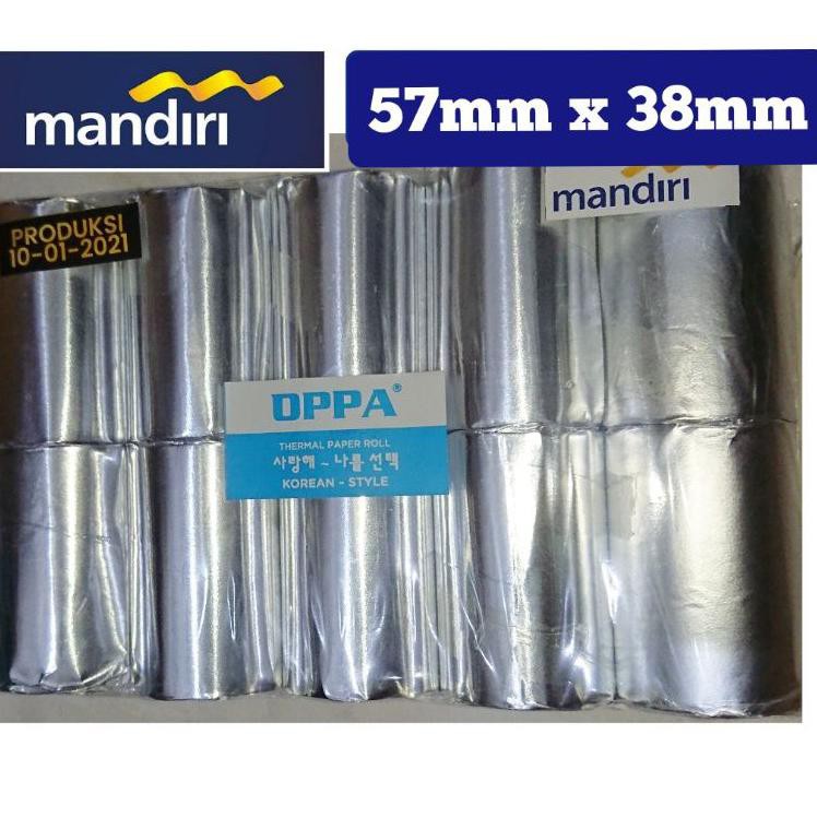 

Bestseller QSN Kertas Thermal Struk EDC BNI BRI MANDIRI 58mm Z33 Bayar Di Tempat