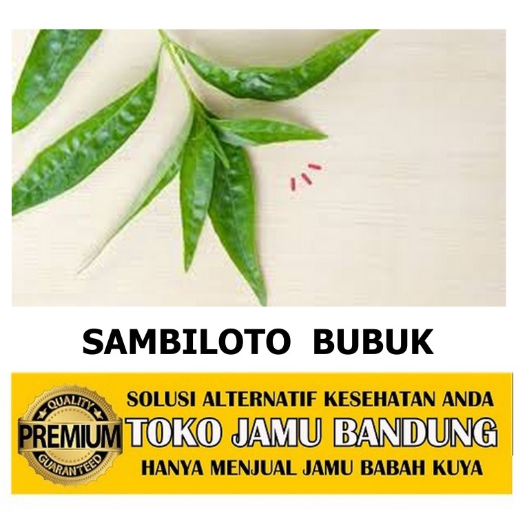 Sambiloto Bubuk Premium Jamu Babah Kuya