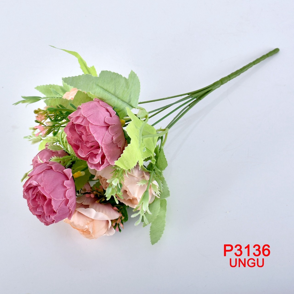 TIB COD P3136 ( 1 KILO BISA MUAT 28 PCS ) BUNGA HIAS BUNGA DEKORASI BUNGA ARTIFISIAL BUNGA IMPORT-5