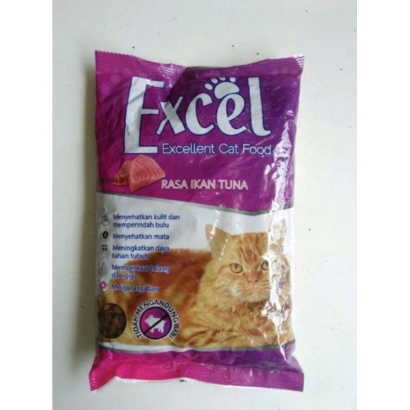 Makanan Kucing Excel Ikan Tuna 500gram