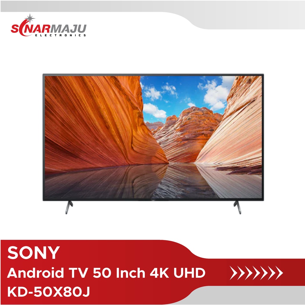 LED TV 50 Inch SONY 4K UHD Android TV KD-50X80J / KD50X80J