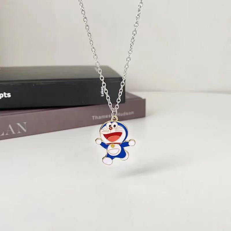 Tinker Bell kalung happy seri DORAEMON pendant Pasangan lucu kreatif pria dan wanita mahasiswa kartu