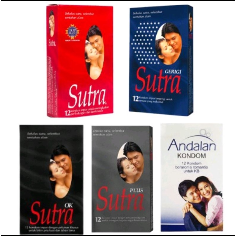 SIY~ KONDOM SUTRA MERAH SUTRA GERIGI HITAM OK PLUS ANDALAN