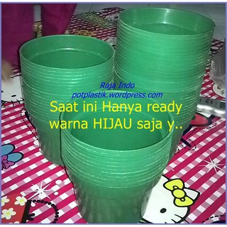 Pot Bunga  25cm Pot Tanaman Plastik  ukuran diameter 25 cm 