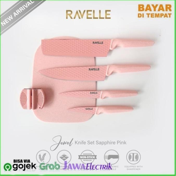 RAVELLE PISAU SET Like STEIN/RAVELLE Jewel Knife Set + Talenan masih banyak