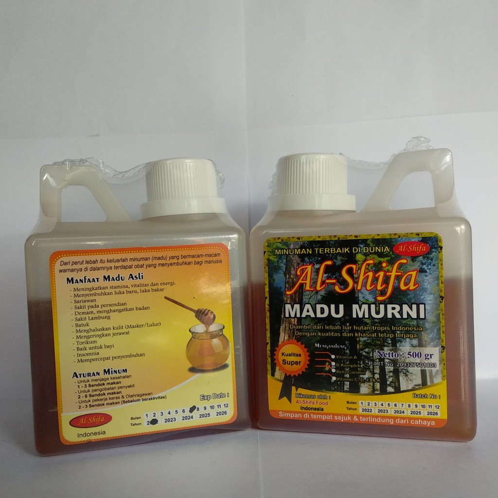 

Madu alshifa super asli indonesia 500gr dari lebah liar hutan indonesia