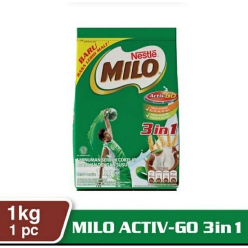 Harga Milo 3IN1 1KG Free Container Terbaru Jul 2025 | BigGo Indonesia