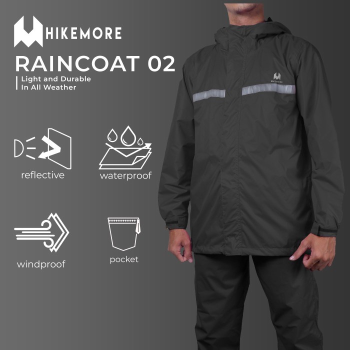 Jas Hujan Raincoat Setelan Rainshield Razzor Original Termurah