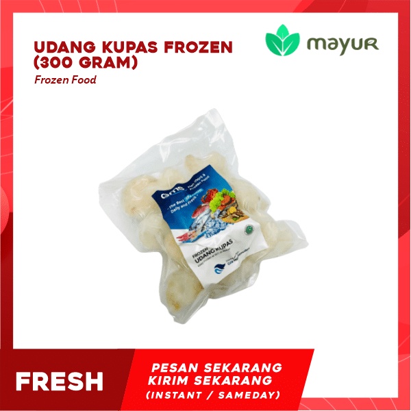 

Udang Kupas Frozen (300 gram)