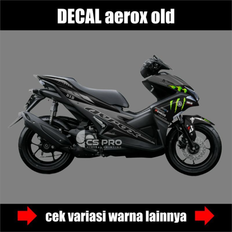 DECAL FULL BODY AEROX LAMA / Decal sticker full body Yamaha aerox old