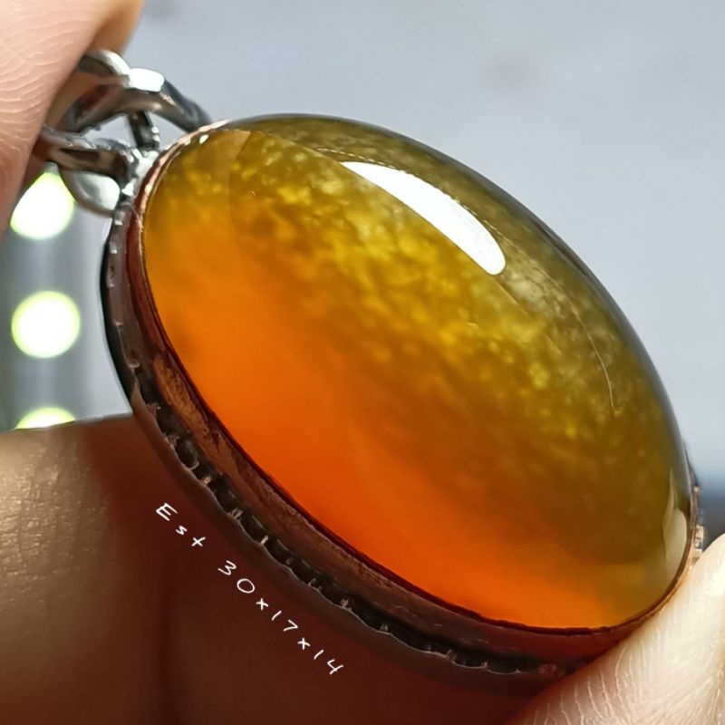 liontin pandan nanas golden sisik betik