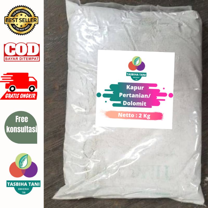 Pupuk Kapur Dolomit super Kapur pertanian caco3 1kg