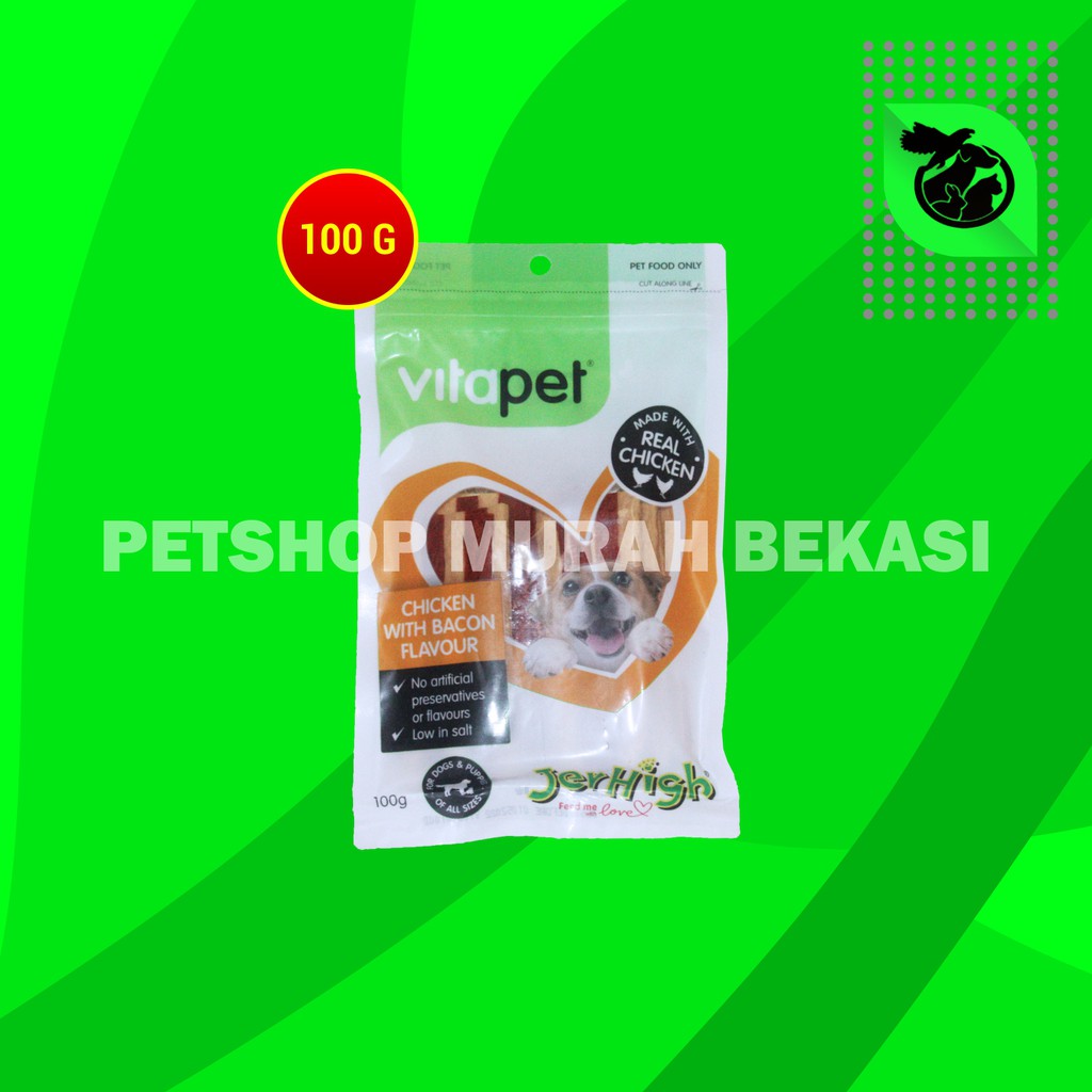 Snack Anjing Cemilan Anjing Vita pet Jerhigh 100 Gram