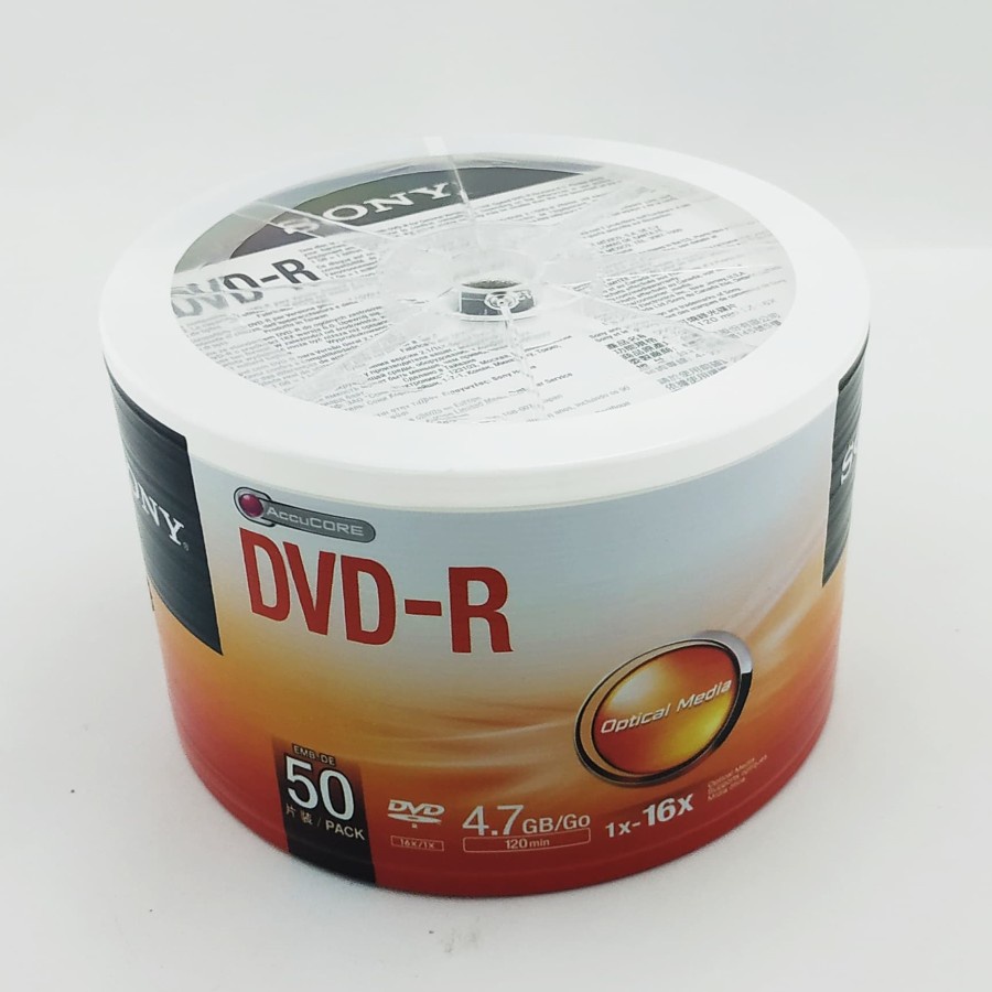 SONY DVD-R 16x DVD Kosong Disc Blank