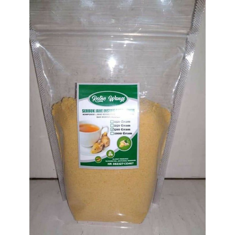 

jamu beras kencur instan + gula