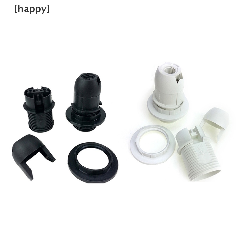 Ha Socket Holder Lampu Bohlam Screw Ses E14 Bahan Plastik Warna Putih