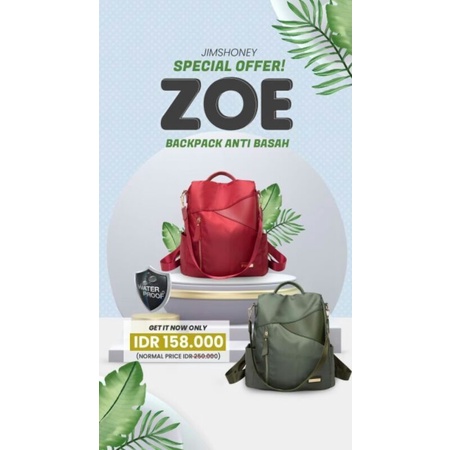 tas ransel murah Jims Honey
