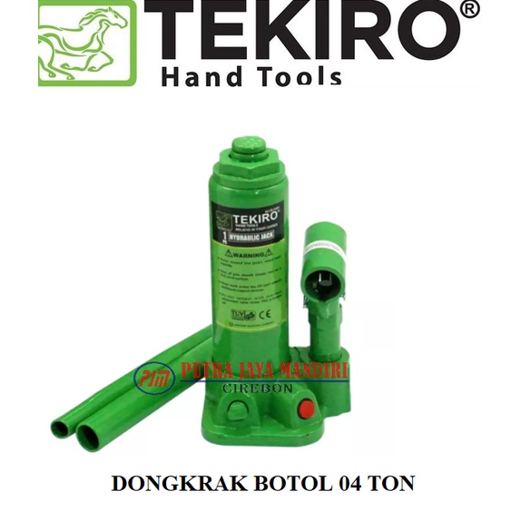 Tekiro  Dongkrak Botol 4 Ton Hydraulic Bottle Jack