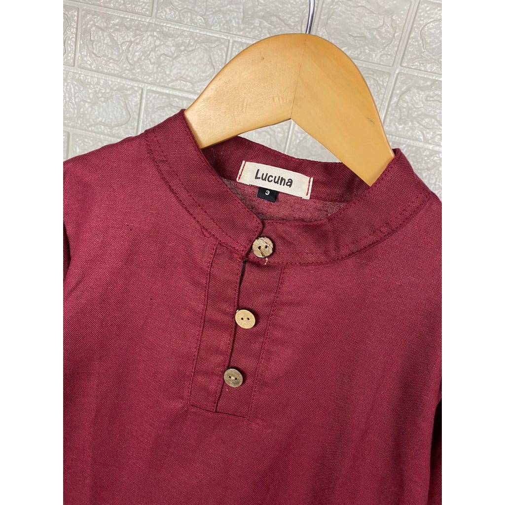 Set KOKO ADAM by lucuna / Stelan koko anak /kurta anak polos 1-5th