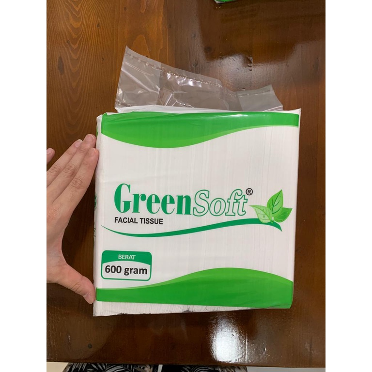 TISSUE GREEN SOFT BERBAGAI MACAM VARIASI SUPER HALUS ISI 200 SHEET, 170 SHEET, 800GR, 600GR, 10 ROLL [SWEETSPACE]