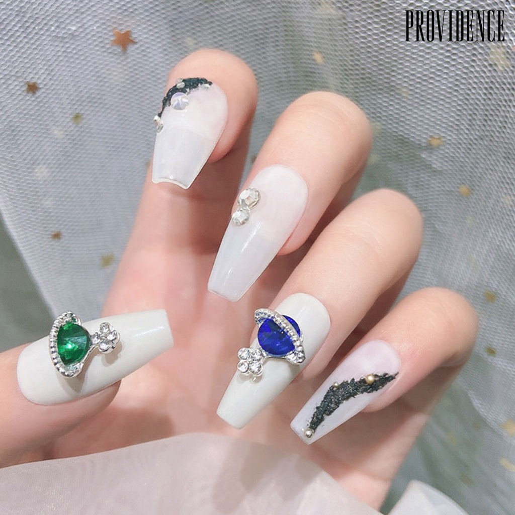 Providence 5pcs / Set Ornamen Planet Glitter Mini 3d Multi Warna Dekorasi Nail Art / Manicure Diy