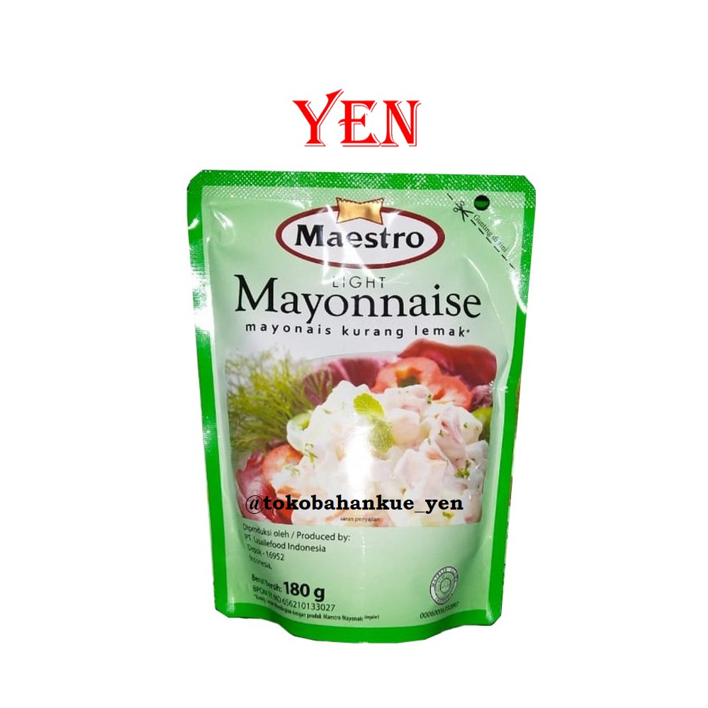 

Maestro Mayonnaise Pouch / Mayones 180gr