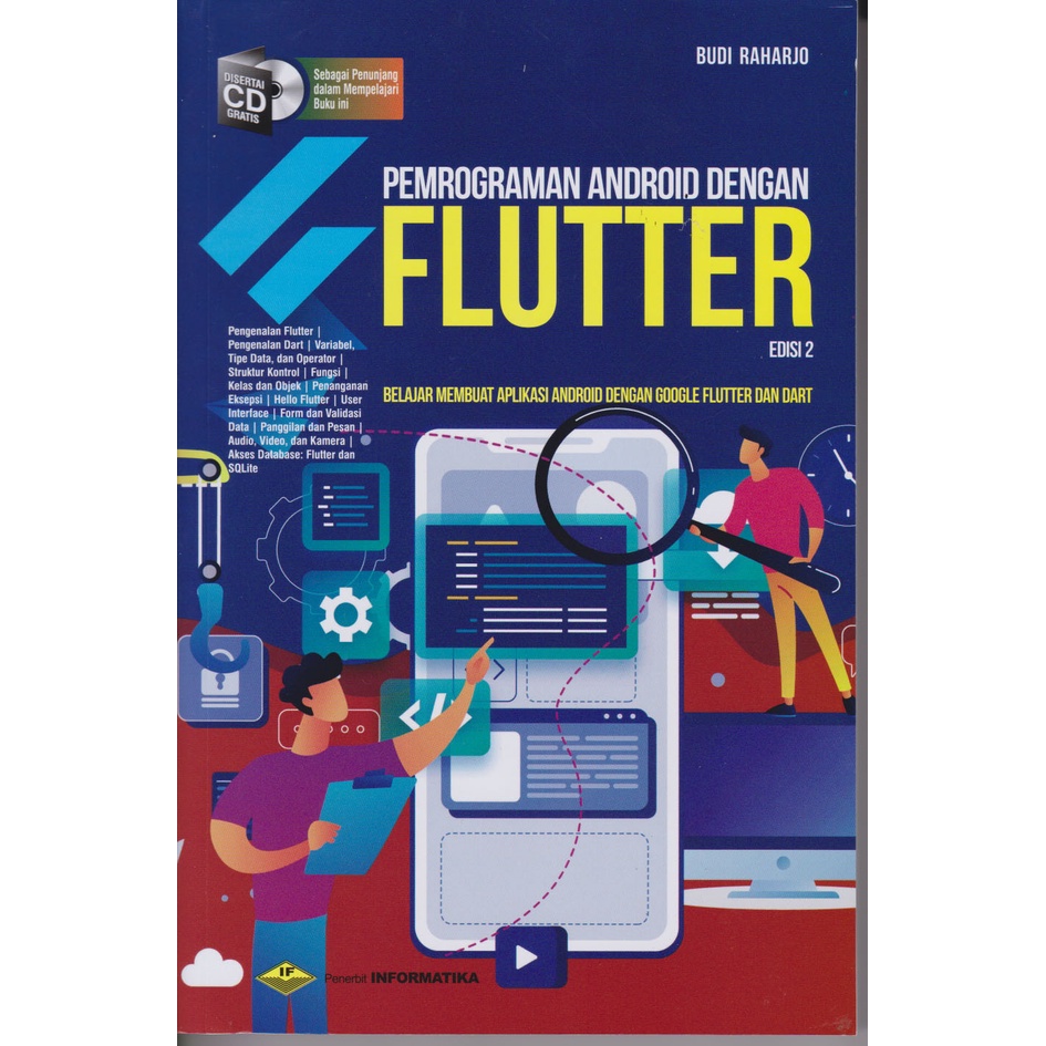 Jual BUKU PEMROGRAMAN ANDROID DENGAN FLUTTER EDISI 2 + CD | Shopee ...