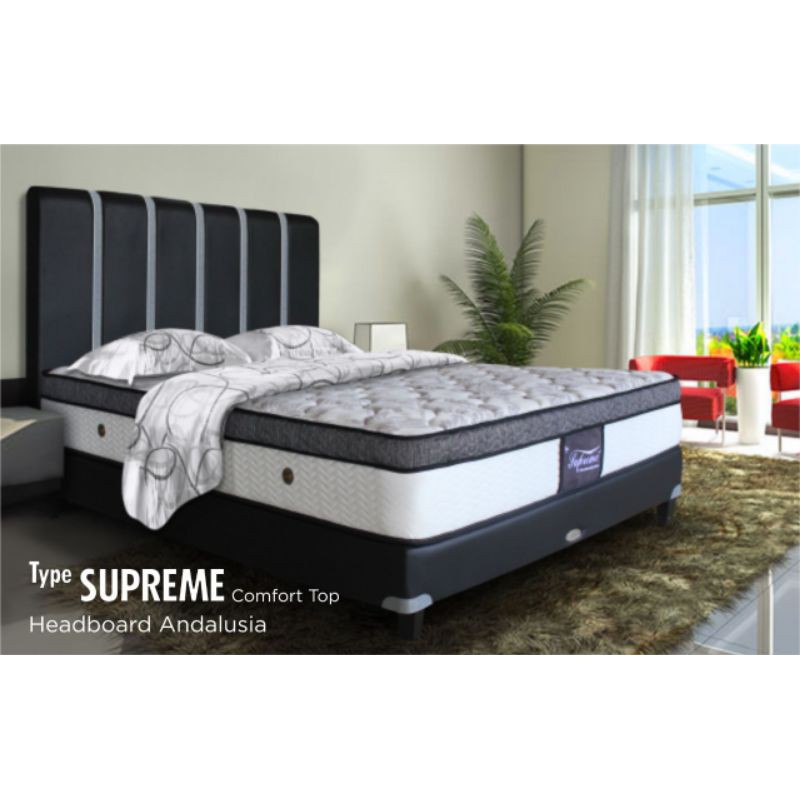 spring bed american comfort top type supreme matras aja