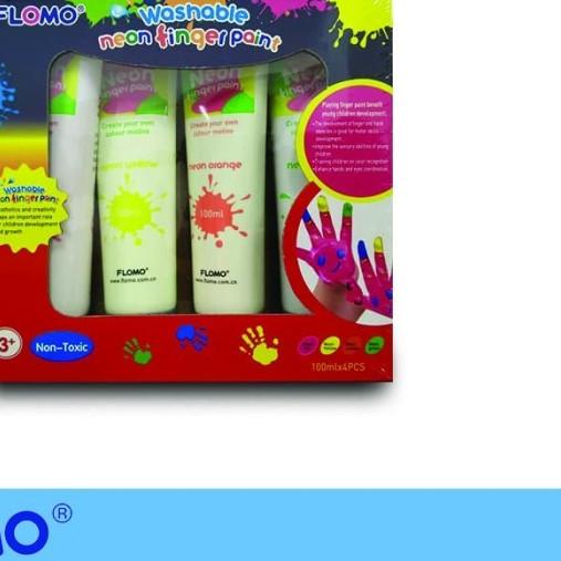 

✰ Finger Paint Set Washable Non Toxic Paint Color ✺