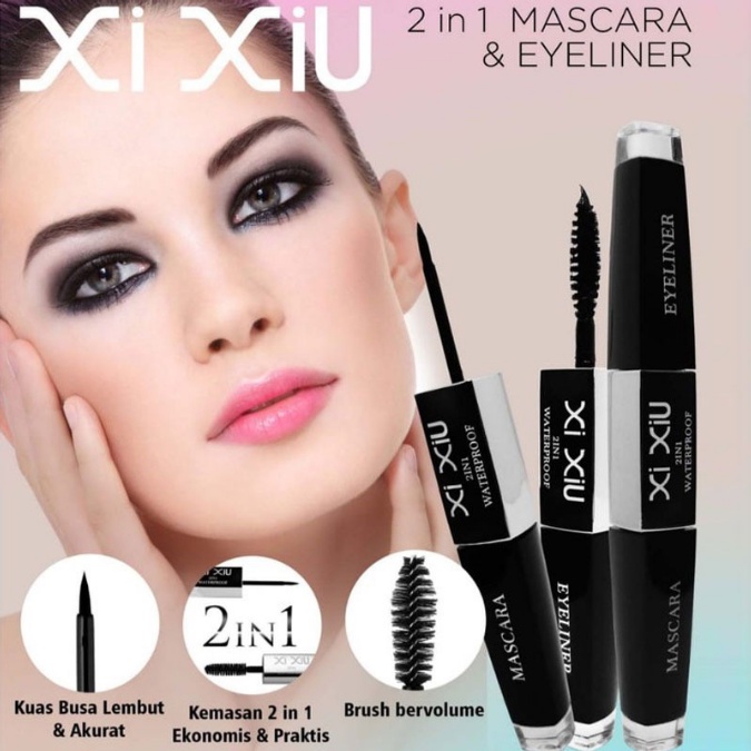 (BOSS) Xi Xiu 2in1 Mascara &amp; Eyeliner 2 x 4gr Divine gold &amp; black