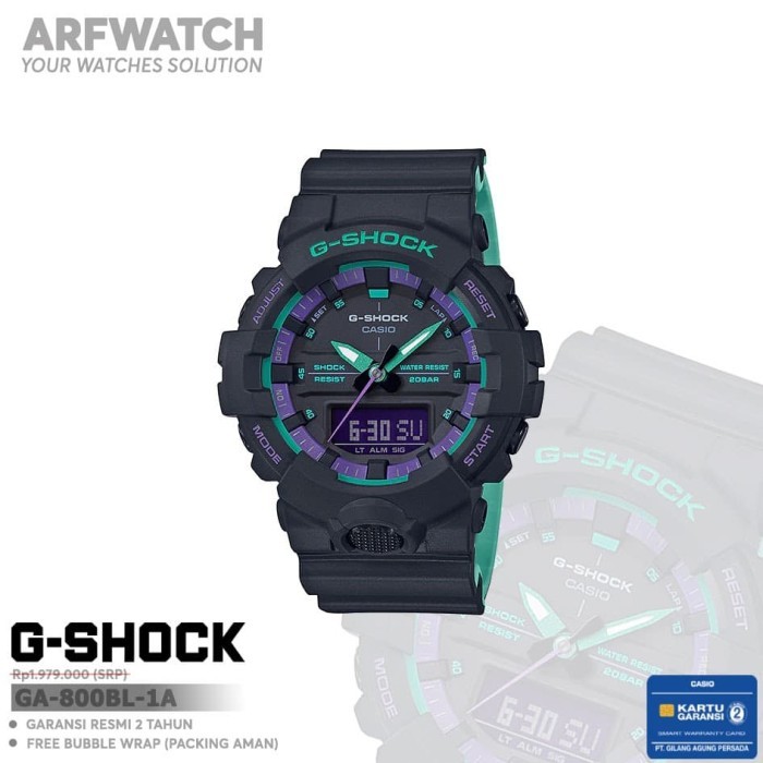 Casio G-Shock GA-800BL-1A / GA-800BL-1ADR Original